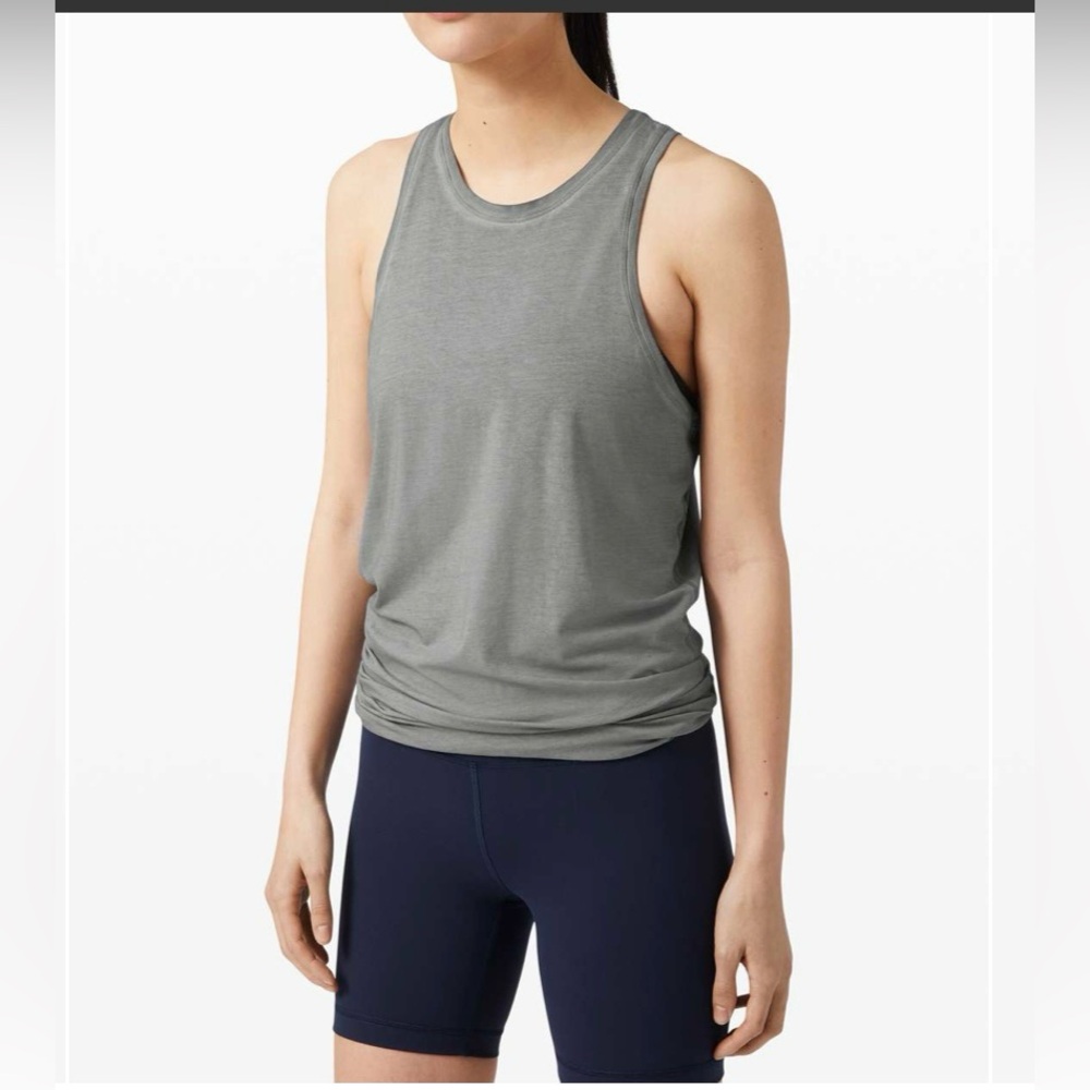 Lululemon All Tied Up Tank Grey